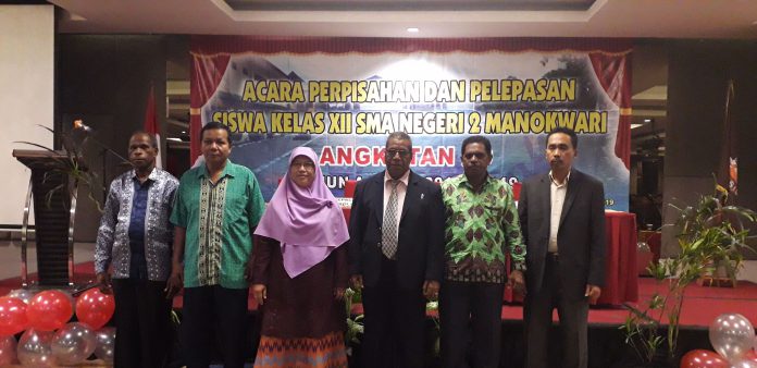 Acara perpisahan dan pelepasan siswa kelas XII SMA N 2 Manokwari angkatan 29 (1)