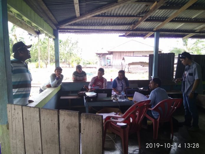 Program Sertifikat Redistribusi Tanah (pelayanan gratis penerbitan sertifikat) tengah berjalan di Kabupaten Mansel