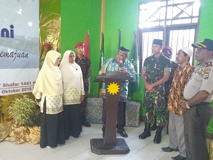 Wakil Bupati Teluk Bintuni Matret Kokop membuka secara resmi Musyawarah Daerah ke III Nasyiatul Aisyiyah Kabupaten Teluk Bintuni,