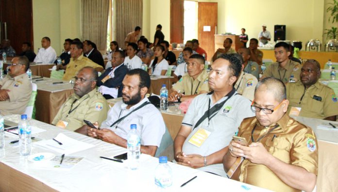 Peserta Bimtek Pengembangan SDM Pariwisata yang digelar DPR RI kerjasama Kementerian Pariwisata dan Politeknik Pariwisata Palembang.