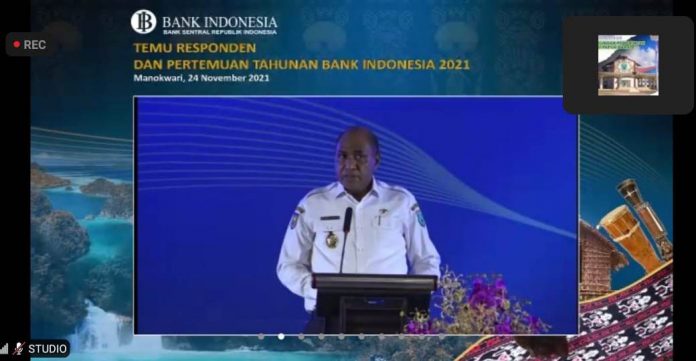 Wagub Lakotani Paparkan Perkembangan Penanganan COVID-19,Outlook Perekonomian dan Keuangan Papua Barat