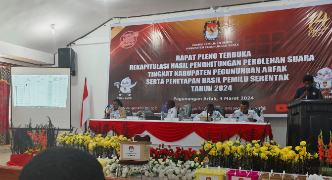 Pleno Rekapitulasi Kabupaten Pegaf Dipastikan Rampung Hari Ini Klikpapua