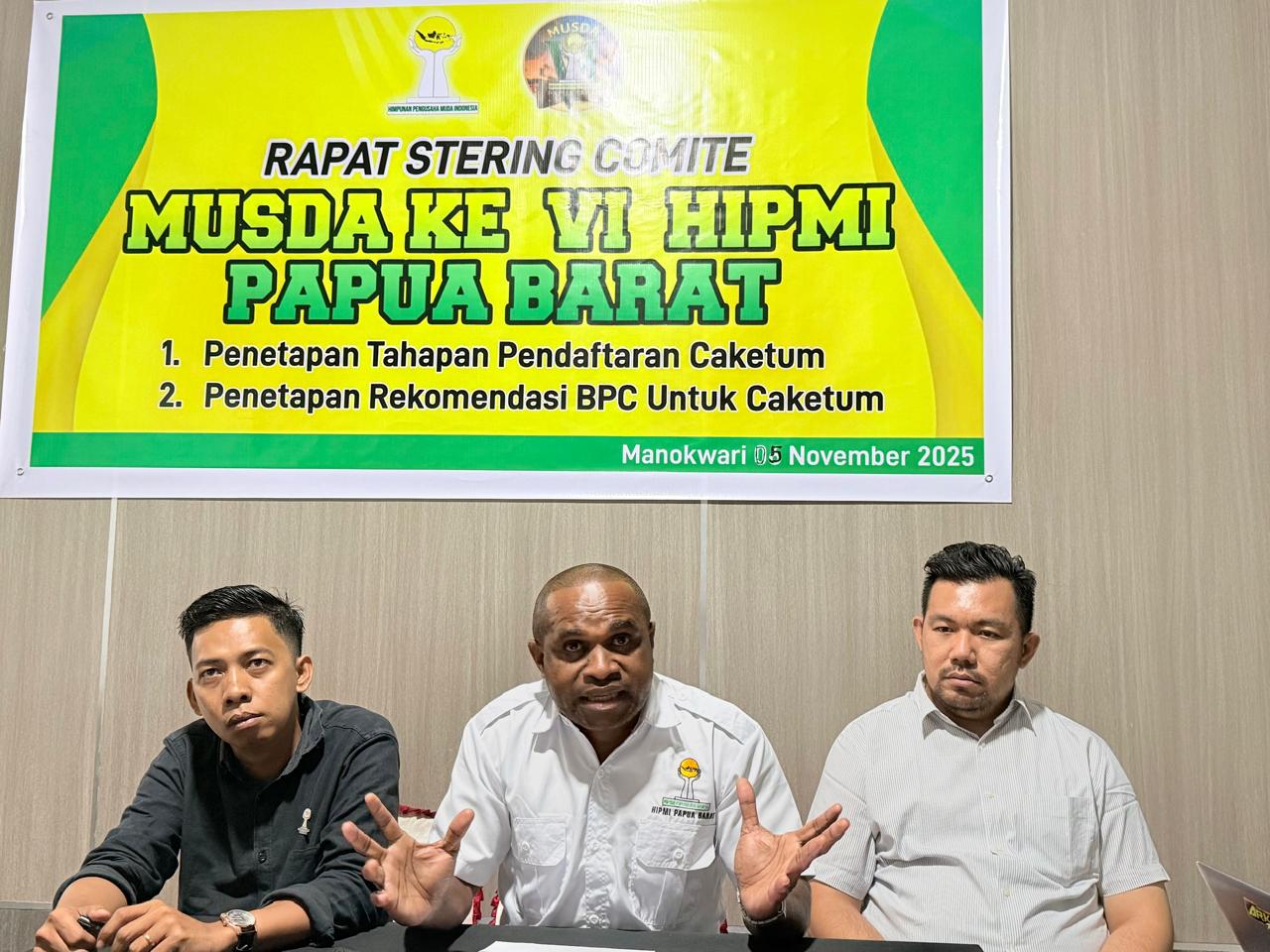 SC Musda VI Hipmi Papua Barat Resmi Buka Pendaftaran Calon Ketua Umum ...