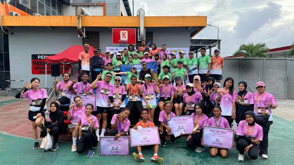 Ivent Pertama PBRC Manokwari, Valentine Day Run For Love Sedot Ratusan Peserta